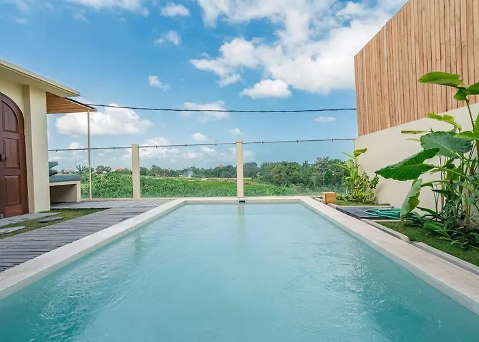 Villa Aaya - 8 Min To Beach, Radiant With Rice Field View