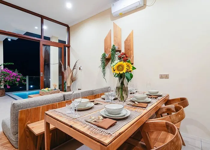 Villa Aaya - 8 Min To Beach, Radiant With Rice Field View