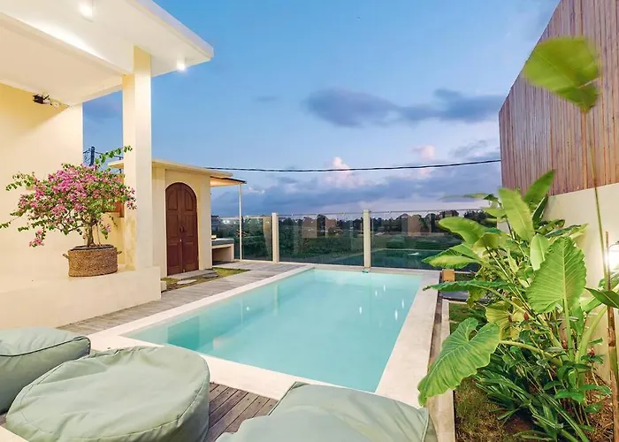 Villa Aaya - 8 Min To Beach, Radiant With Rice Field View